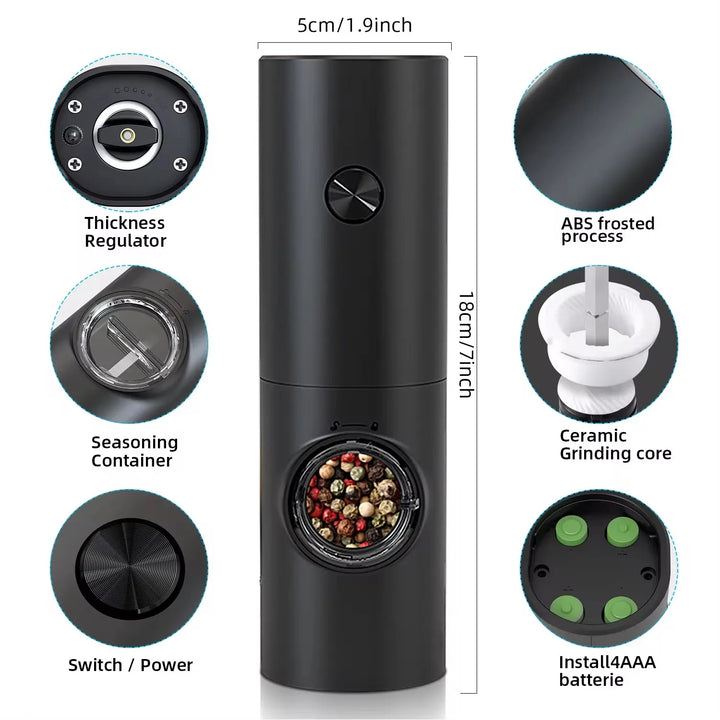 Rechargeable Electric Pepper Grinder Salt And Pepper Mills