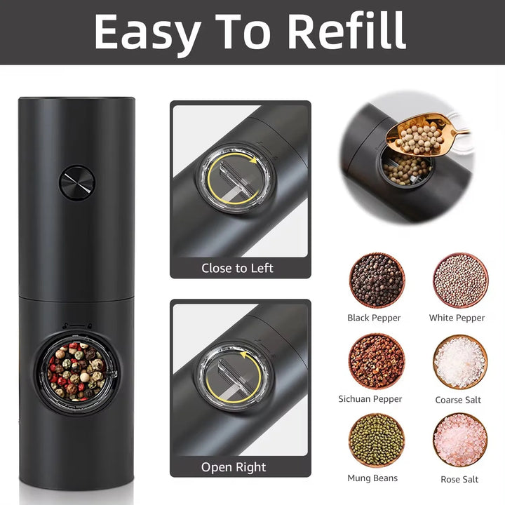 Rechargeable Electric Pepper Grinder Salt And Pepper Mills